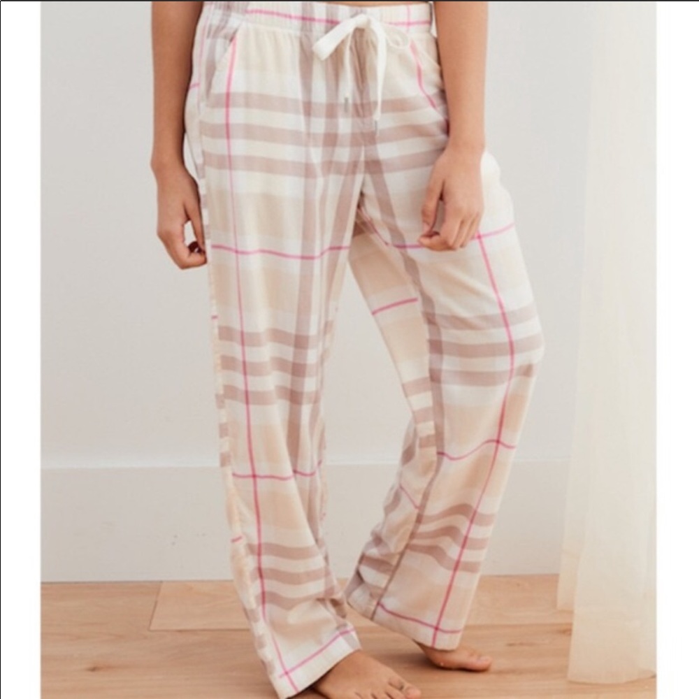 Aerie Oversized Cozy Flannel PJ Pant Large